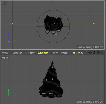 Christmas Tree Decorated 3D 3D model_4