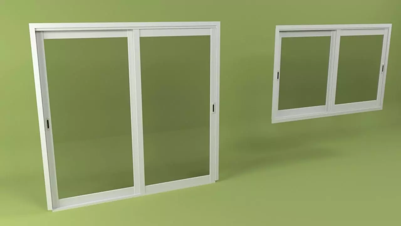 Window and Door Window Free low-poly 3D model