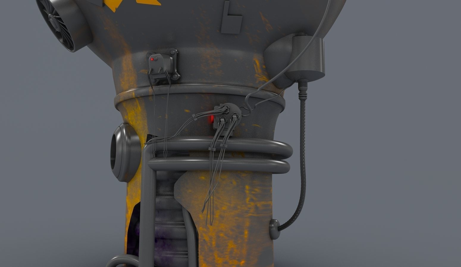 Radio Tower 2076 3D model_5