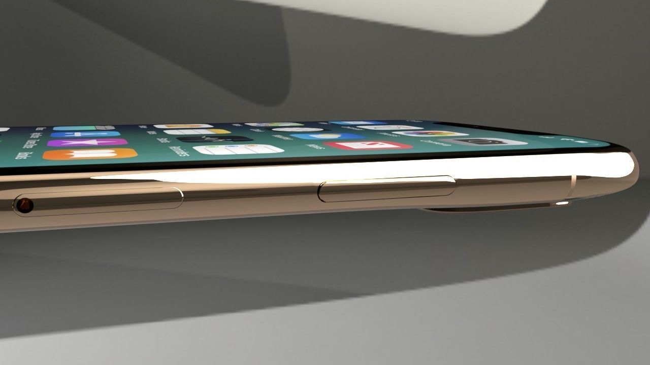 Apple iPHONE X  3D model_10