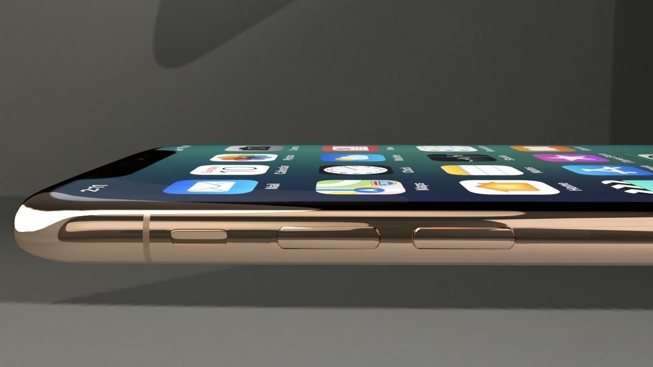 Apple iPHONE X  3D model_11