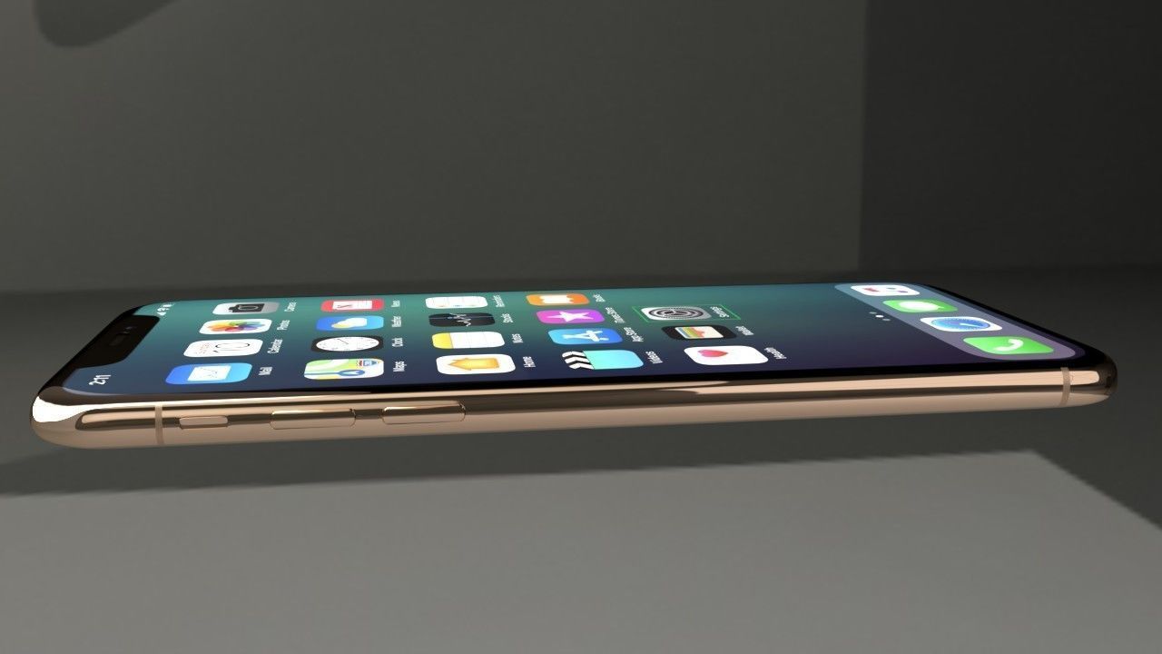 Apple iPHONE X  3D model_8