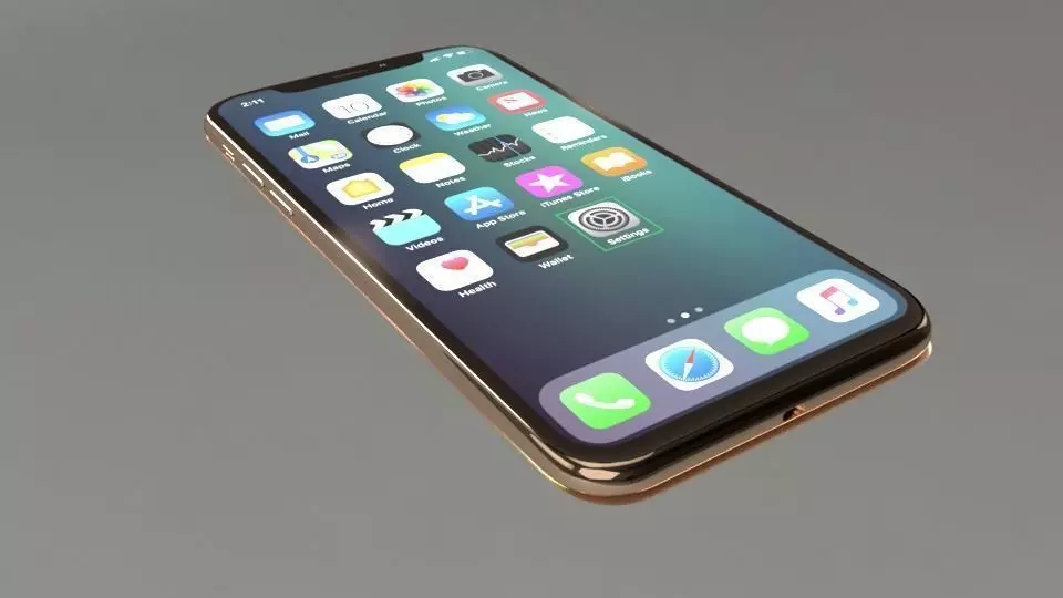 Apple iPHONE X  3D model_0