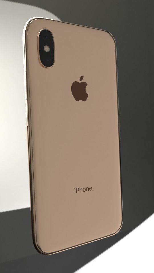Apple iPHONE X  3D model_7