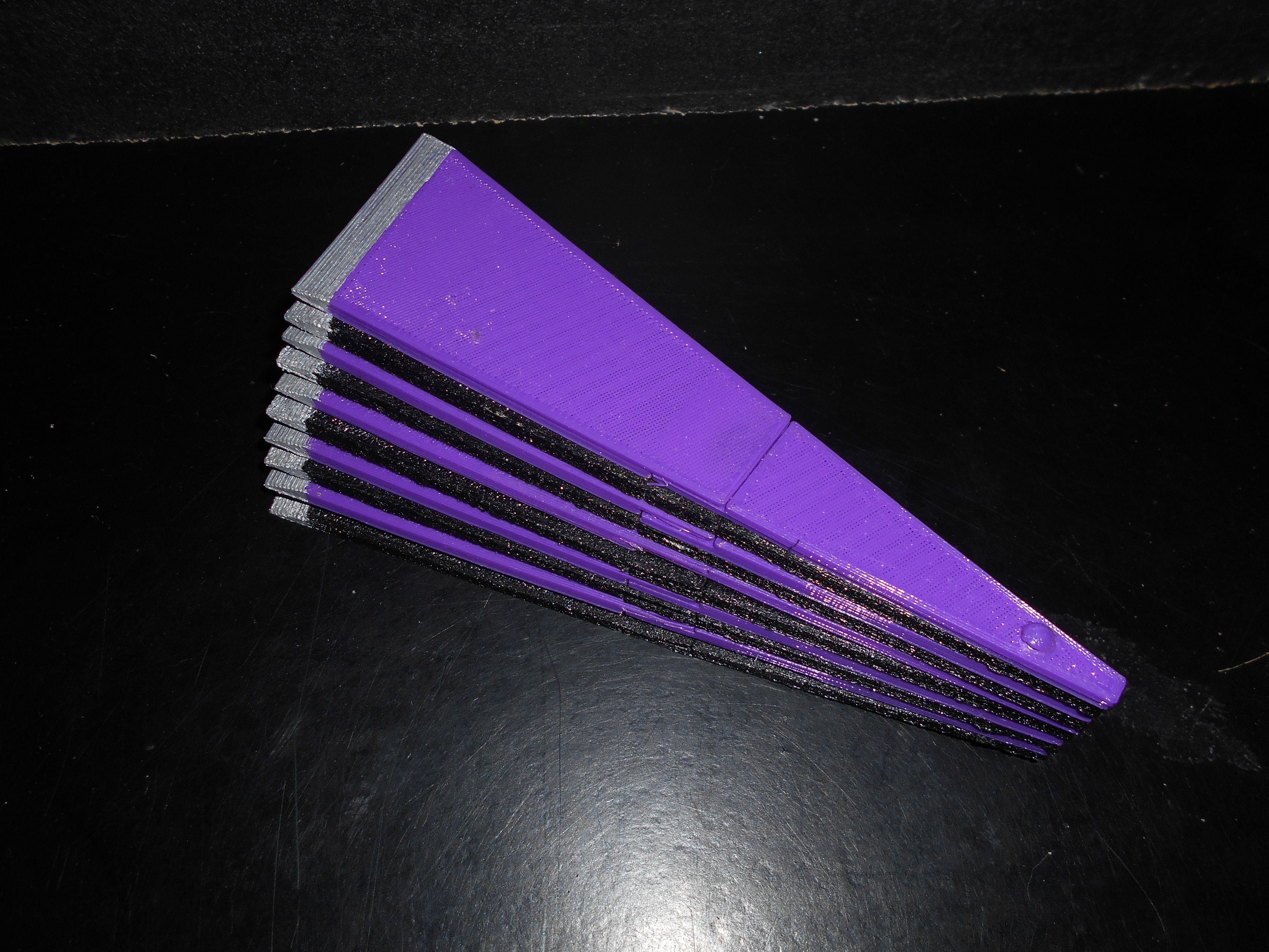 Eventail paper fan 3D print model_3