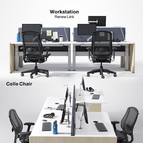 Renew Link Workstation  3D model
