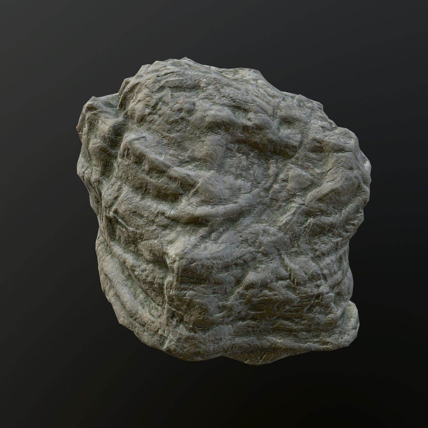 Sculpt stone A 3D model_5