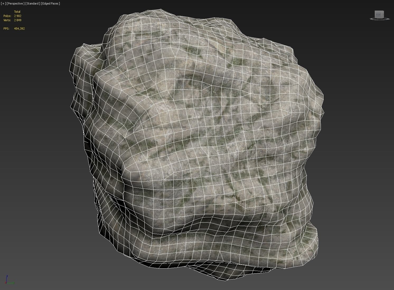 Sculpt stone A 3D model_12