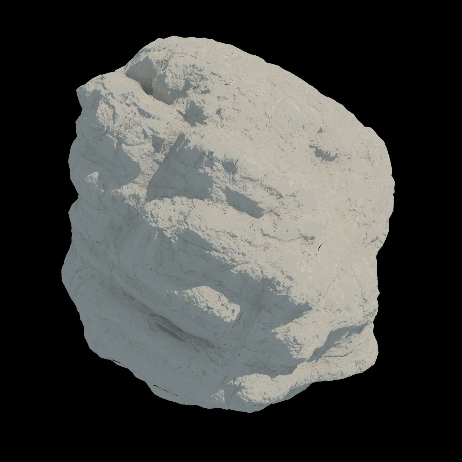 Sculpt stone A 3D model_10