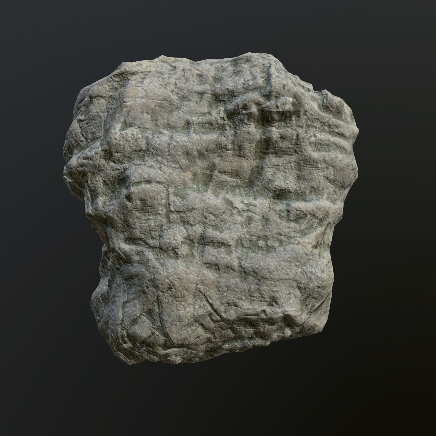 Sculpt stone A 3D model_3