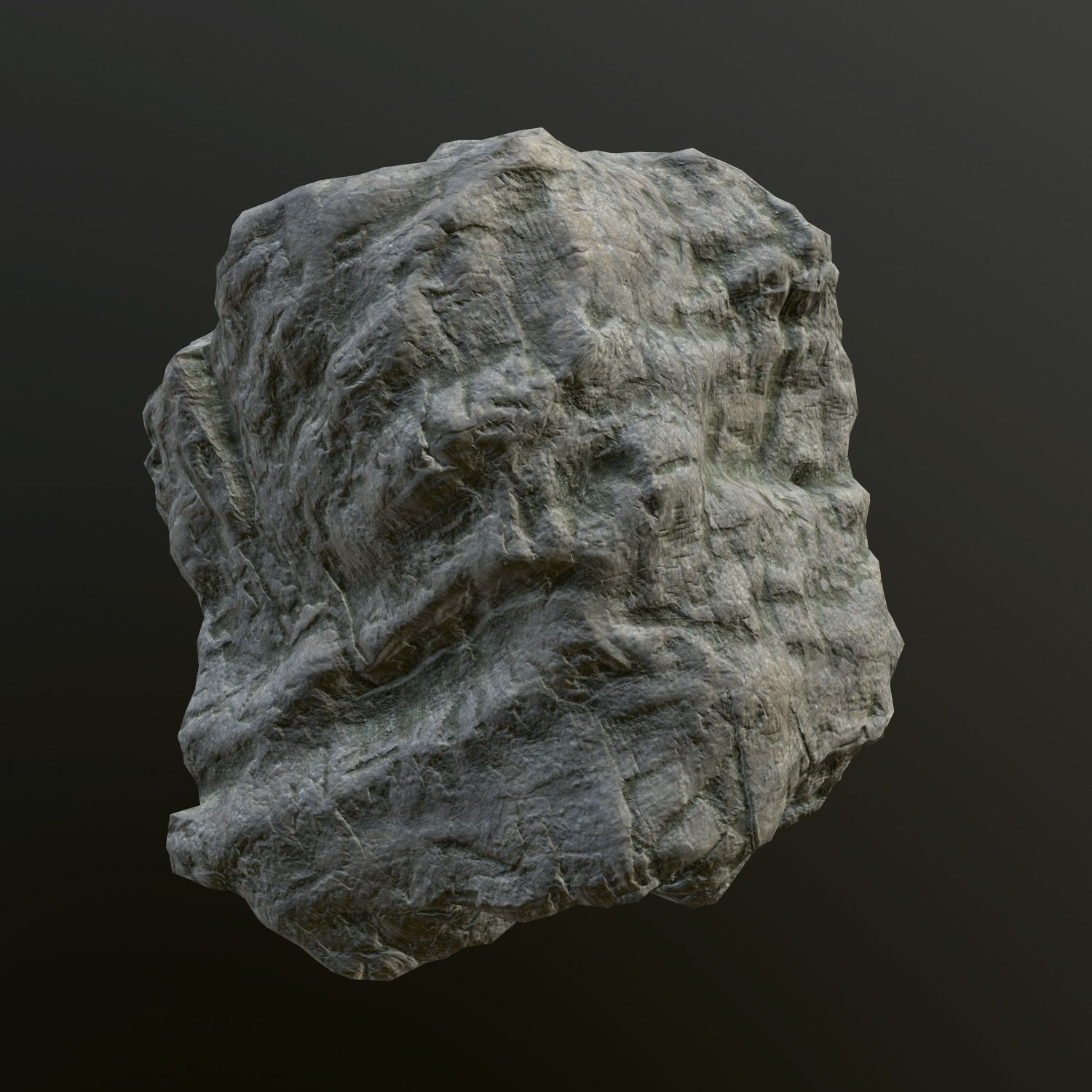 Sculpt stone A 3D model_2