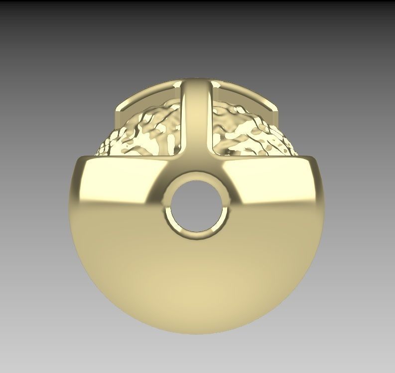 Shamballa bracelet bead 3D print model_2