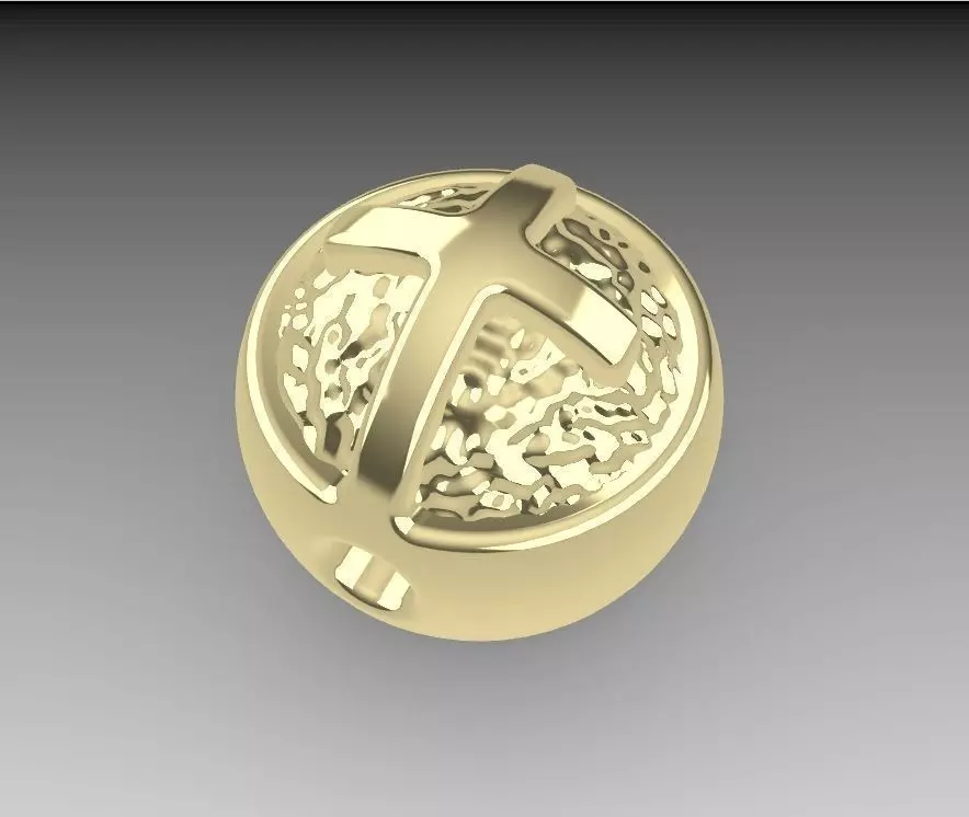 Shamballa bracelet bead 3D print model_0