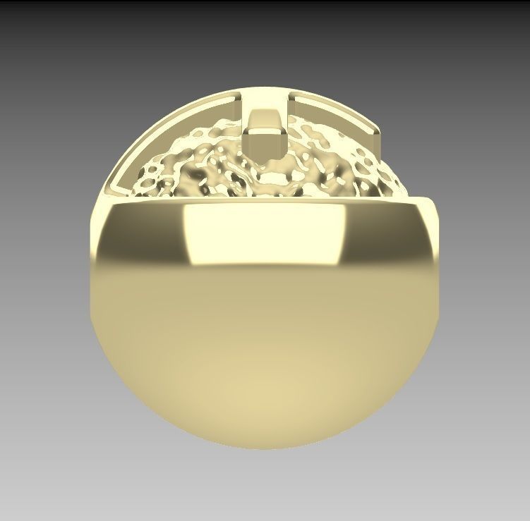 Shamballa bracelet bead 3D print model_3