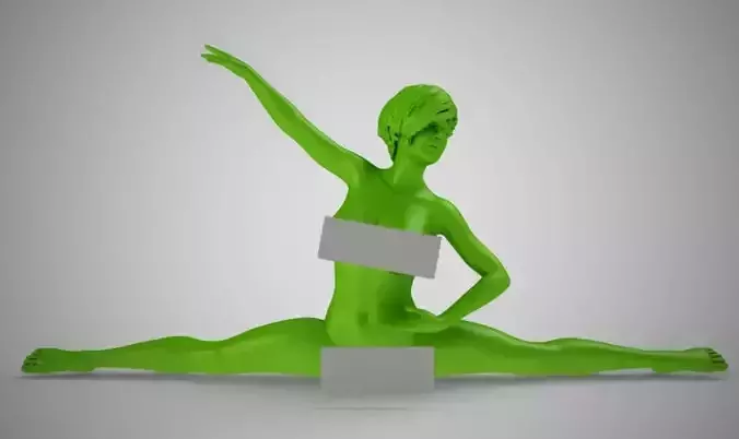 Split Gymnastics 3D print model