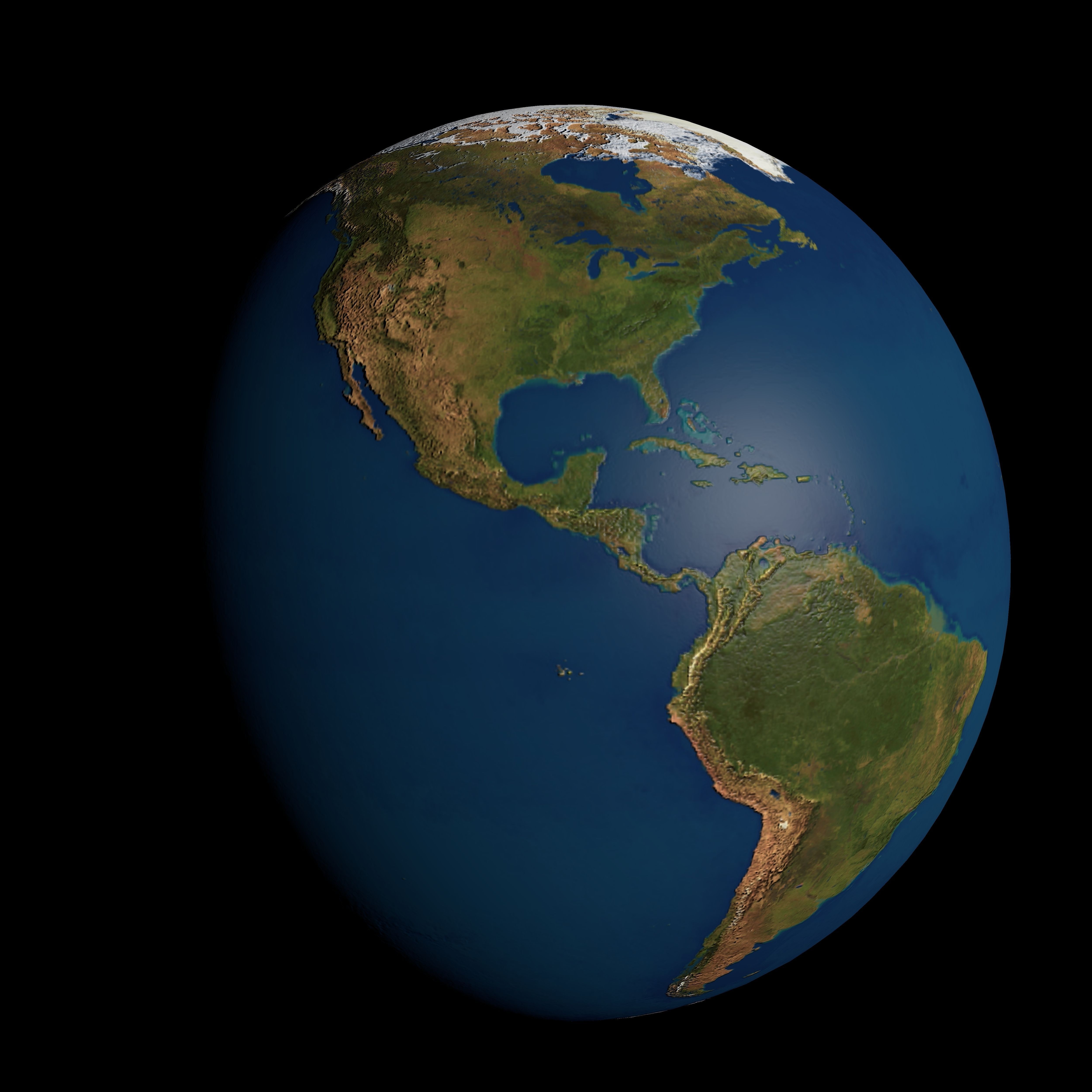 3d world earth 3D model_6