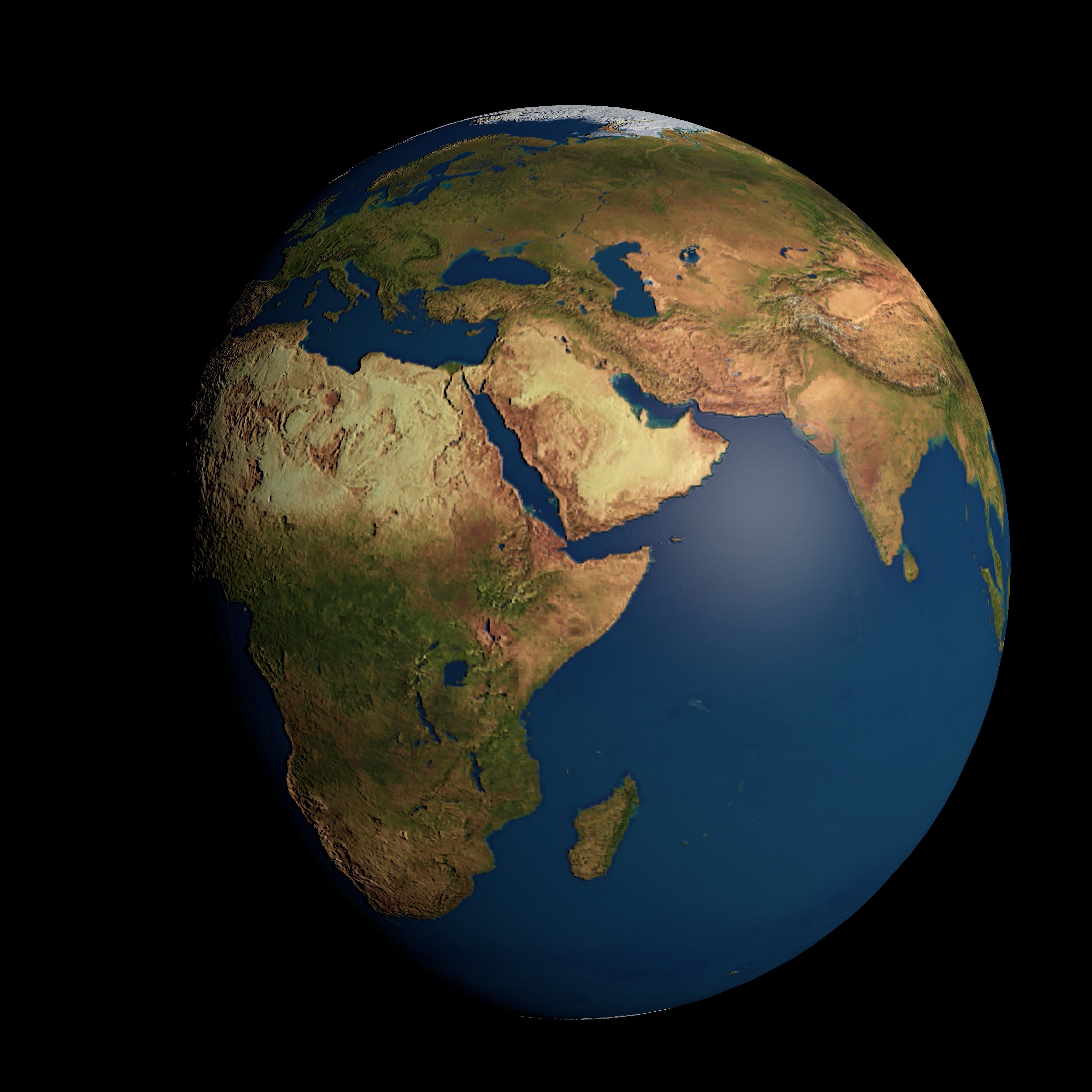 3d world earth 3D model_1