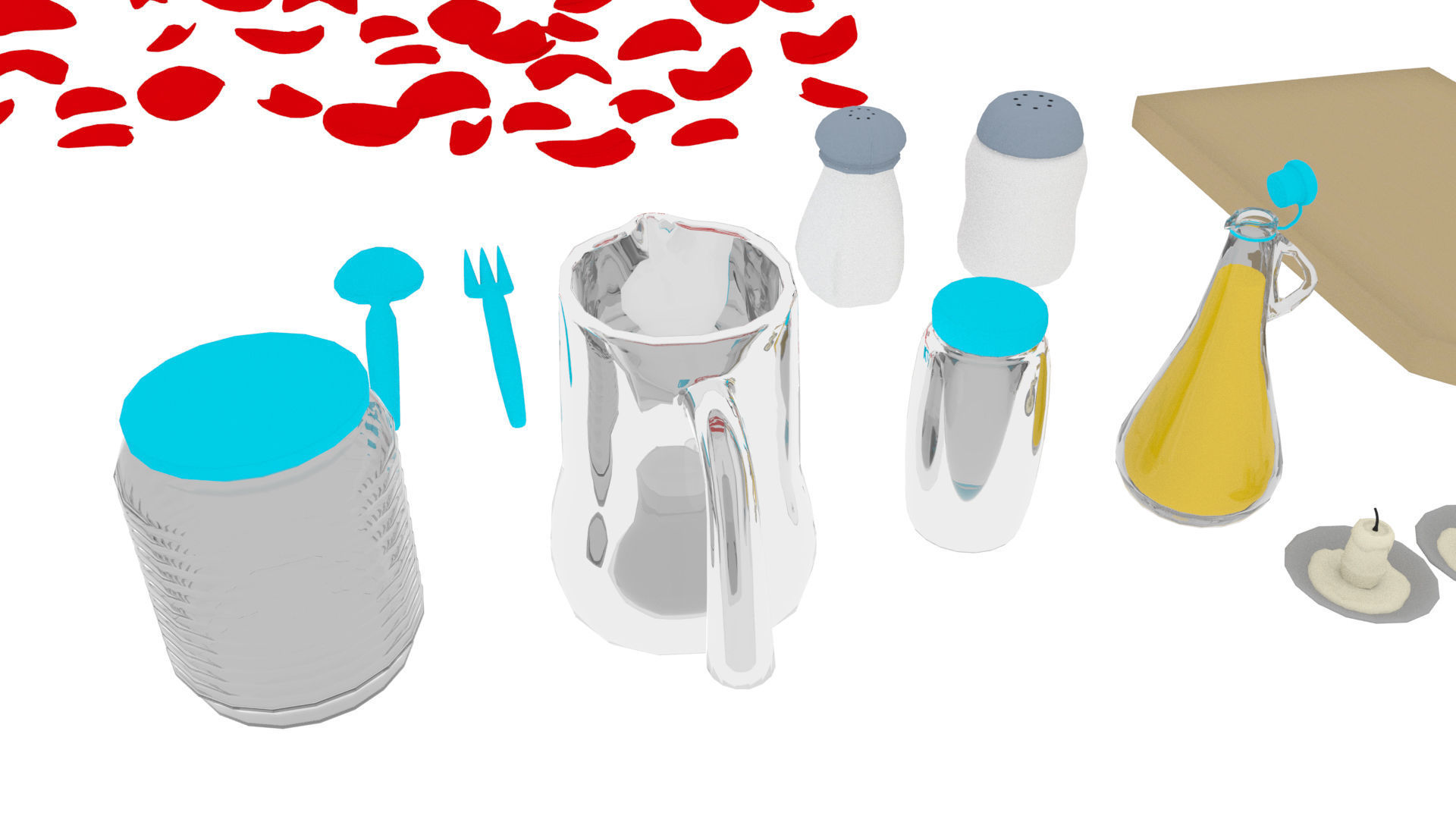 Cartoon Assets Pack Low-poly 3D model_27