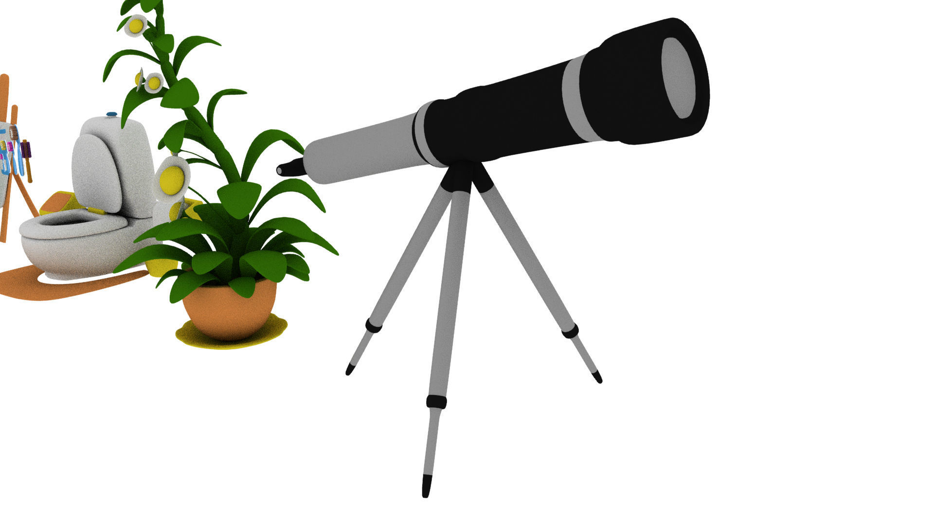 Cartoon Assets Pack Low-poly 3D model_17