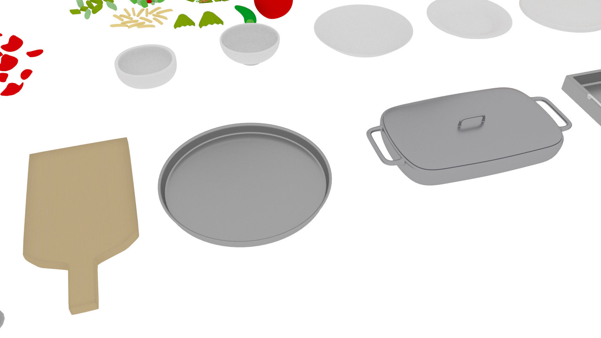 Cartoon Assets Pack Low-poly 3D model_31