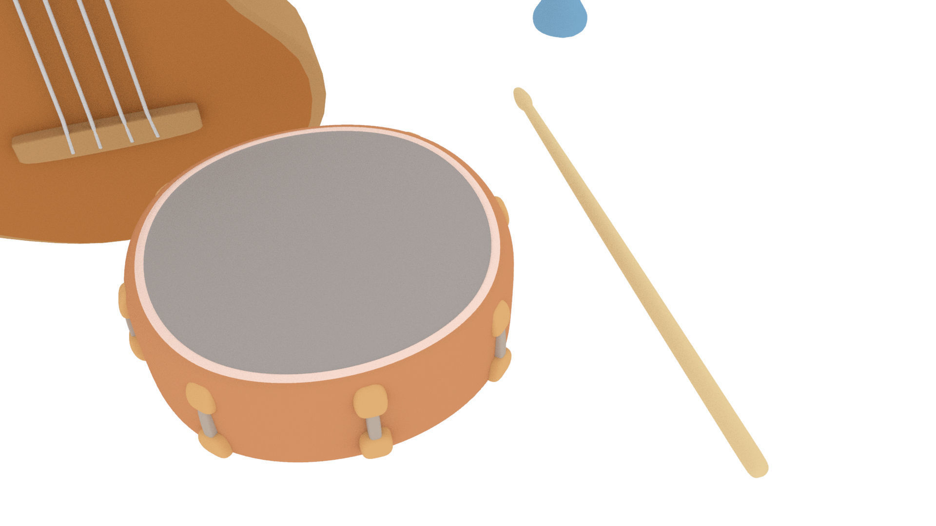 Cartoon Assets Pack Low-poly 3D model_21