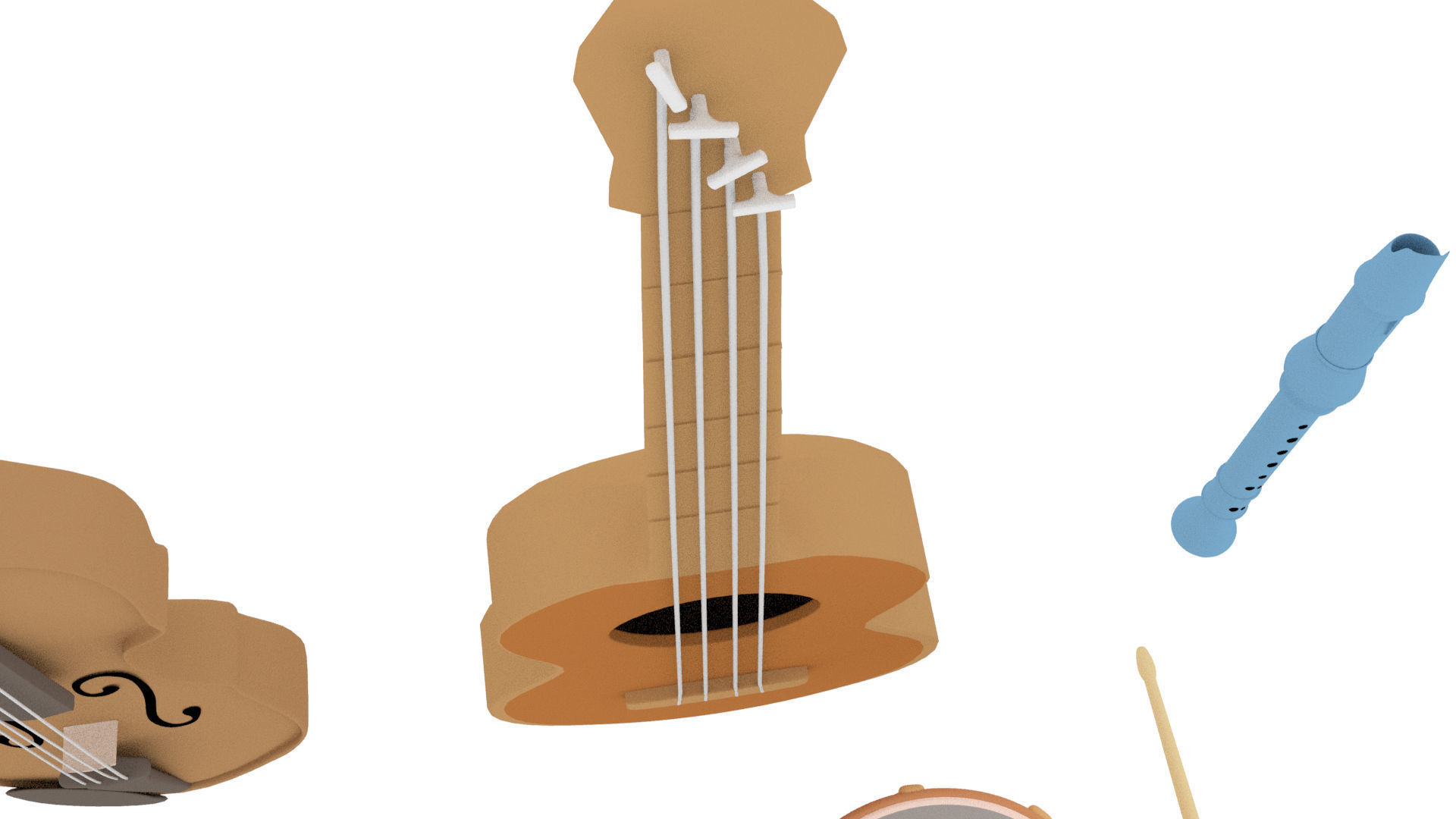 Cartoon Assets Pack Low-poly 3D model_24