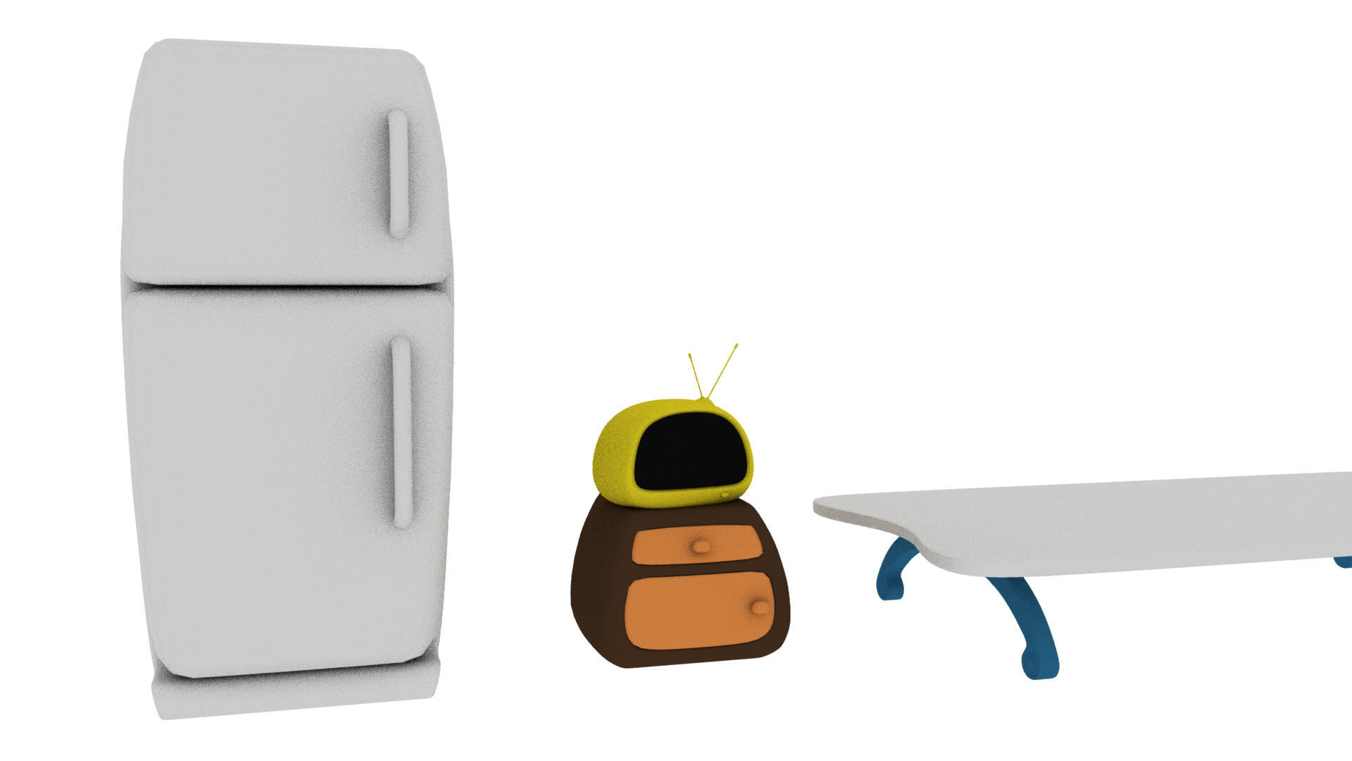 Cartoon Assets Pack Low-poly 3D model_6