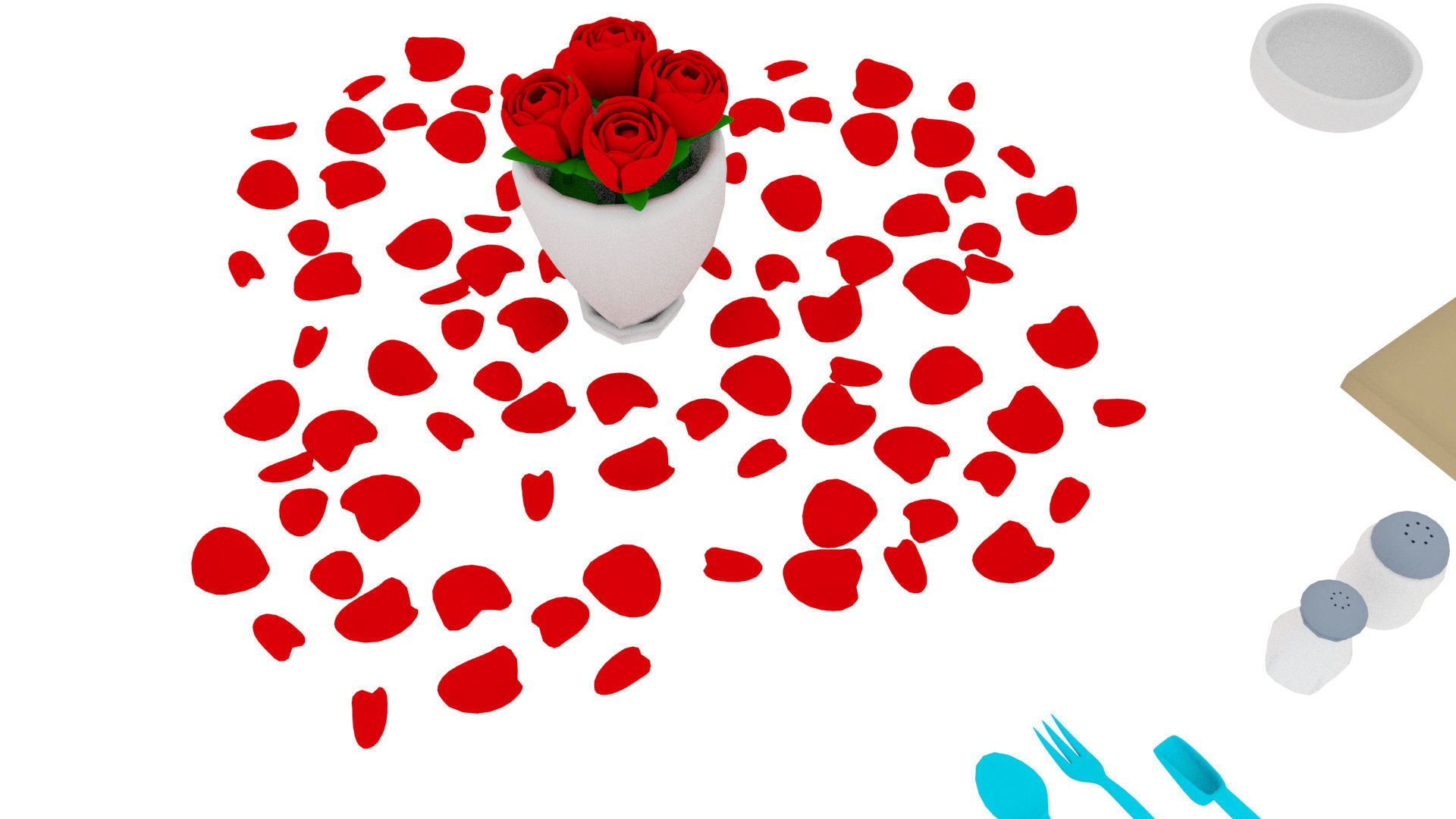 Cartoon Assets Pack Low-poly 3D model_28