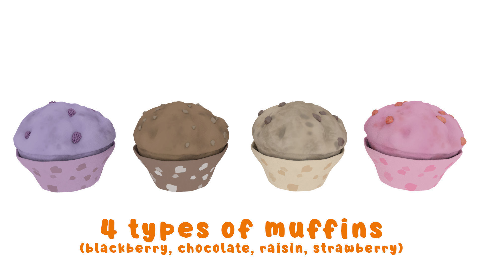 Cartoon Assets Pack Low-poly 3D model_37