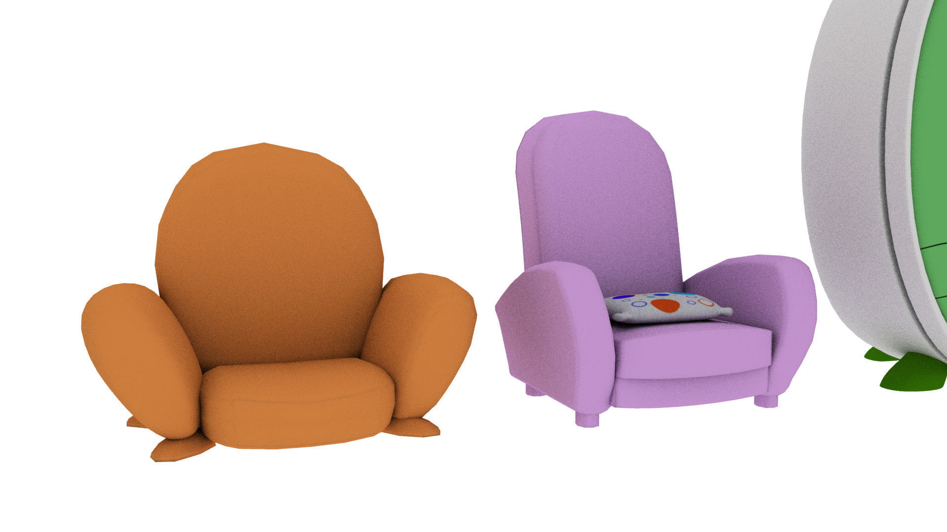 Cartoon Assets Pack Low-poly 3D model_9