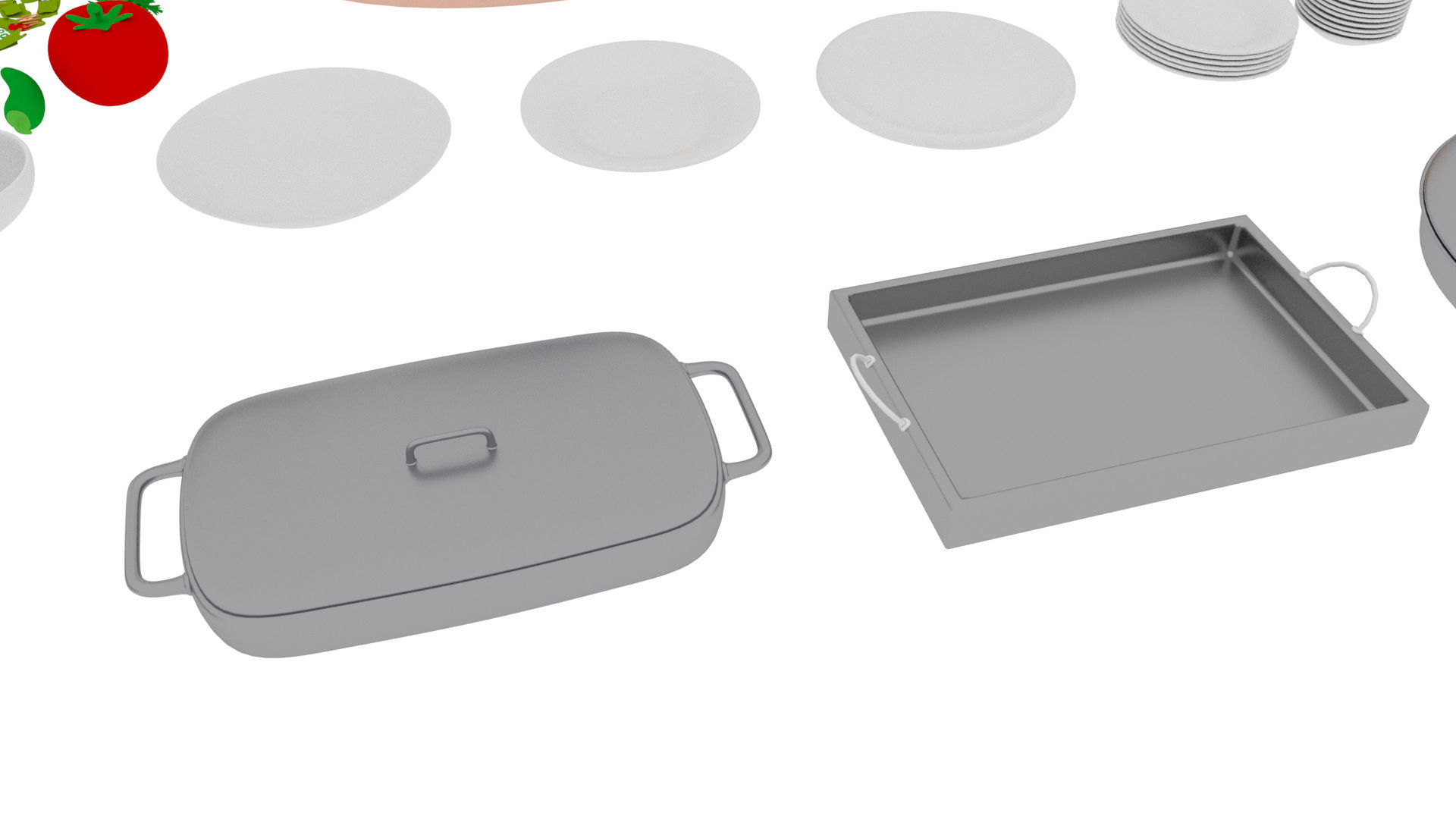 Cartoon Assets Pack Low-poly 3D model_32