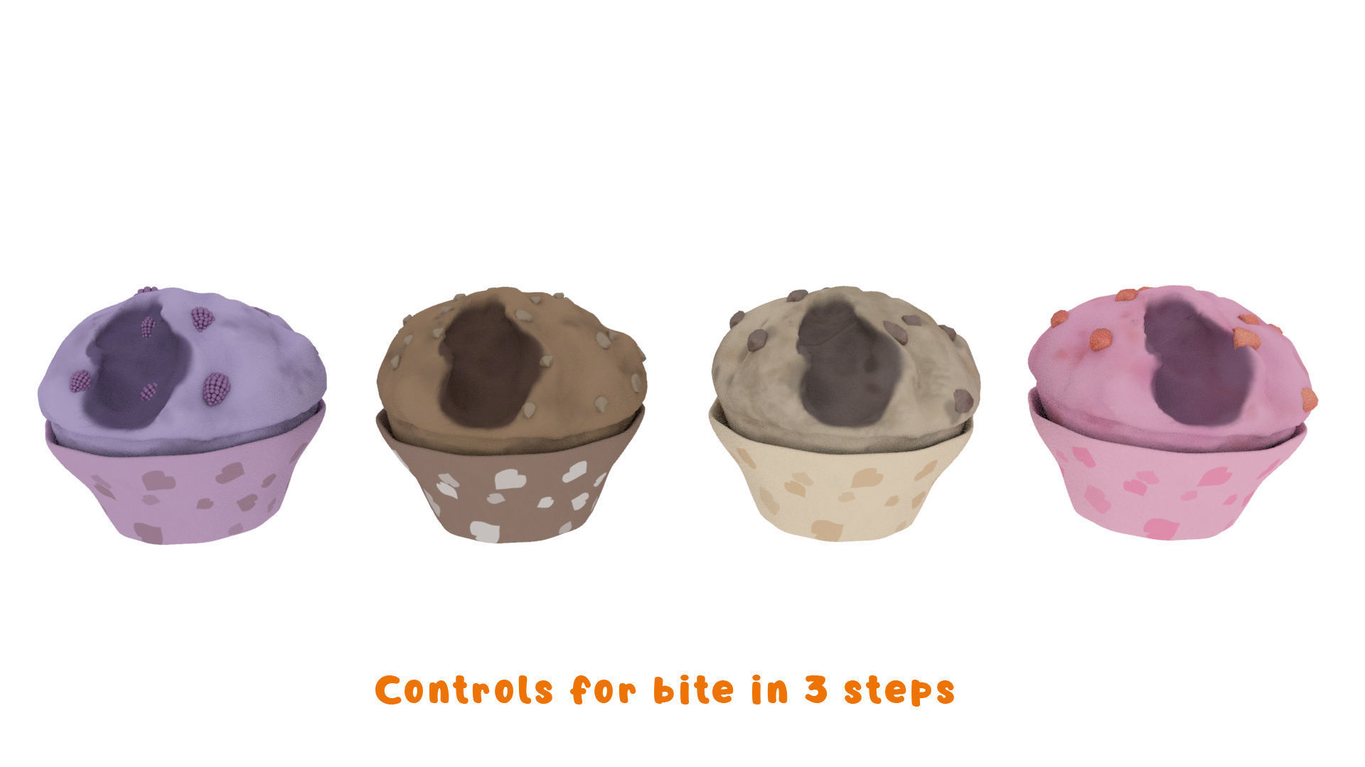 Cartoon Assets Pack Low-poly 3D model_40