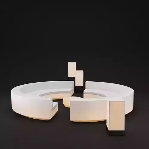 Vela sofa set 3D model