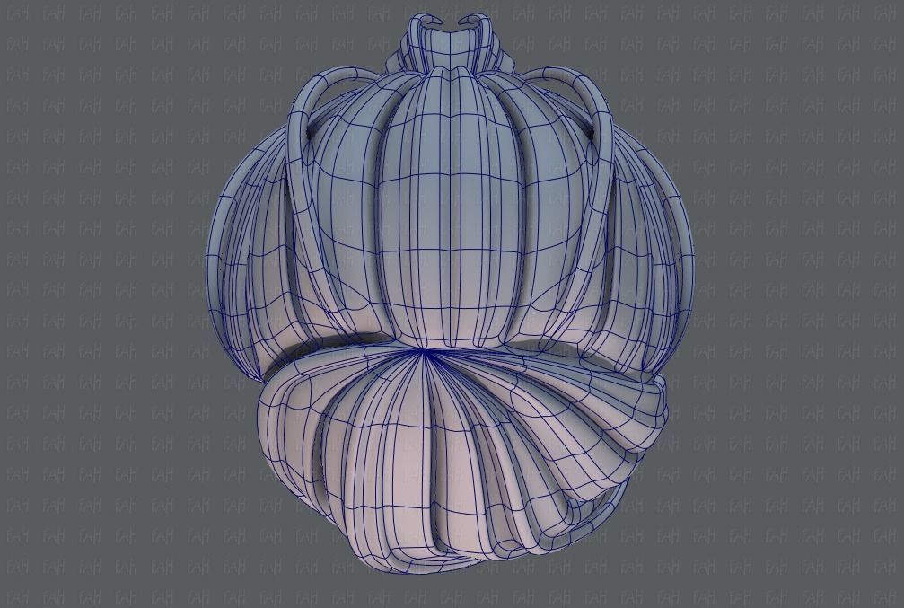 3D Hair style for girl V53 Low-poly 3D model_34