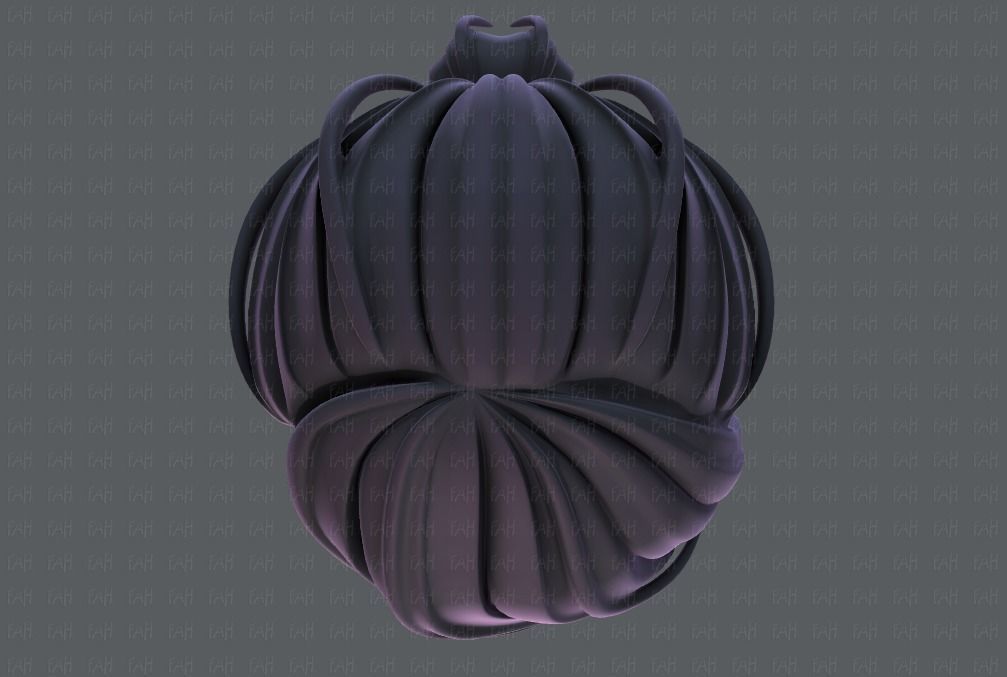 3D Hair style for girl V53 Low-poly 3D model_33