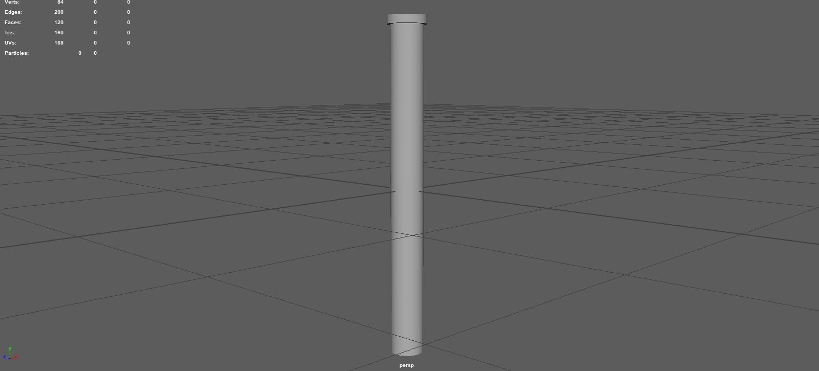 Tunnel With Lights Low-poly 3D model_3