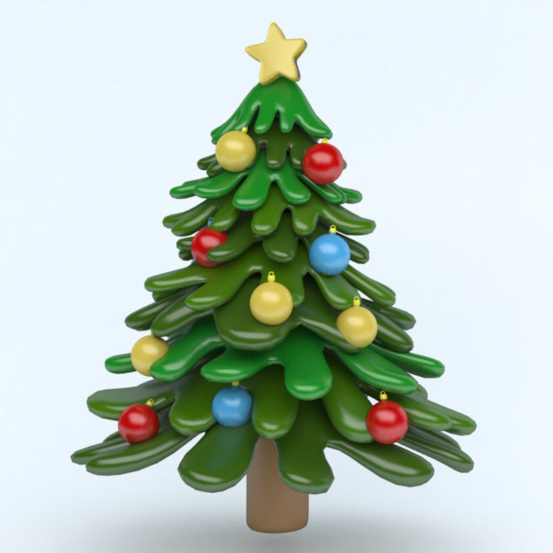CHRISTMAS ICON PACK Low-poly 3D model_1