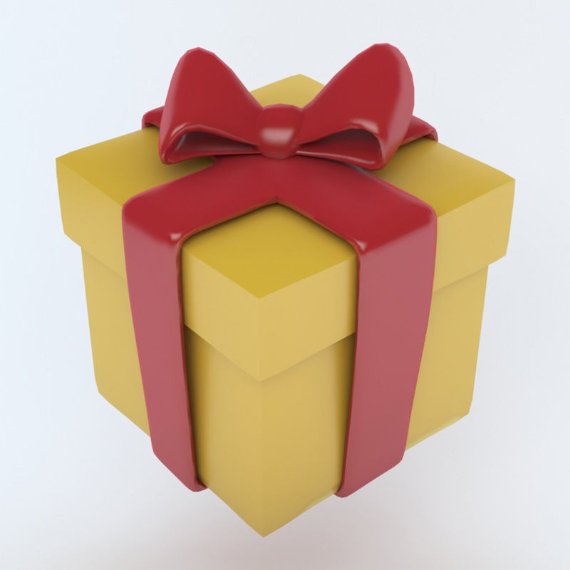CHRISTMAS ICON PACK Low-poly 3D model_9