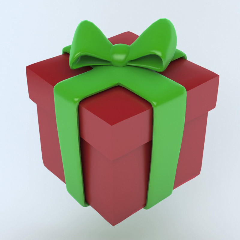 CHRISTMAS ICON PACK Low-poly 3D model_6
