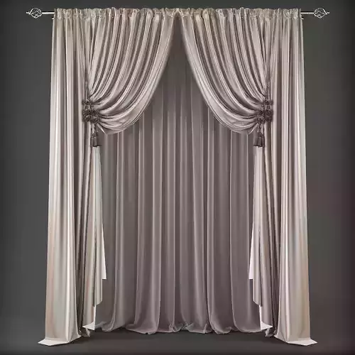 Curtain 3D model 365