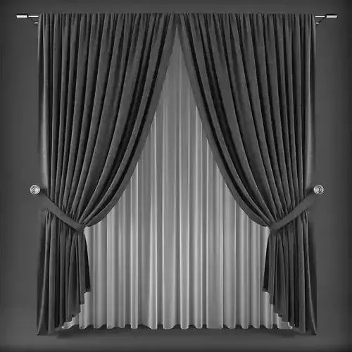 Curtain 3D model 366