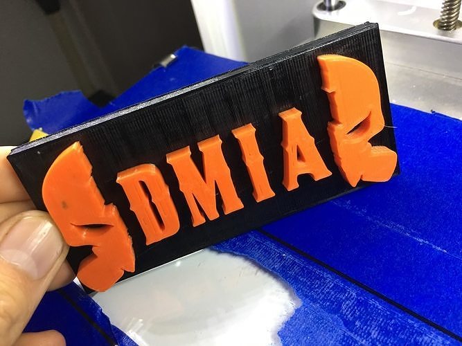 DMIA official logo 3D print model