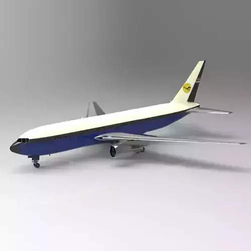 Commercial Passenger Aircraft Boeing 767