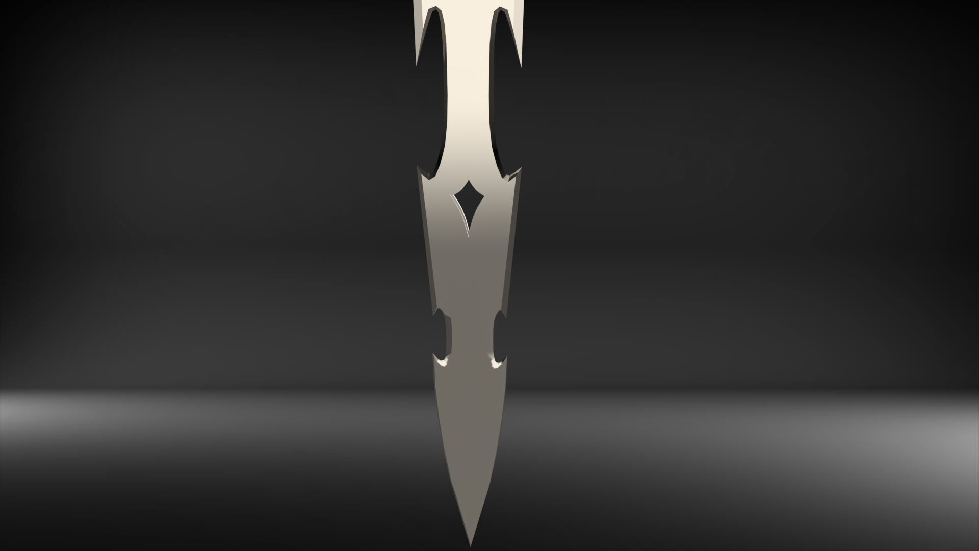 Warior Sword Low-poly 3D model_4