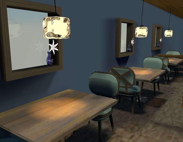  on deck card playing club venue 3D model