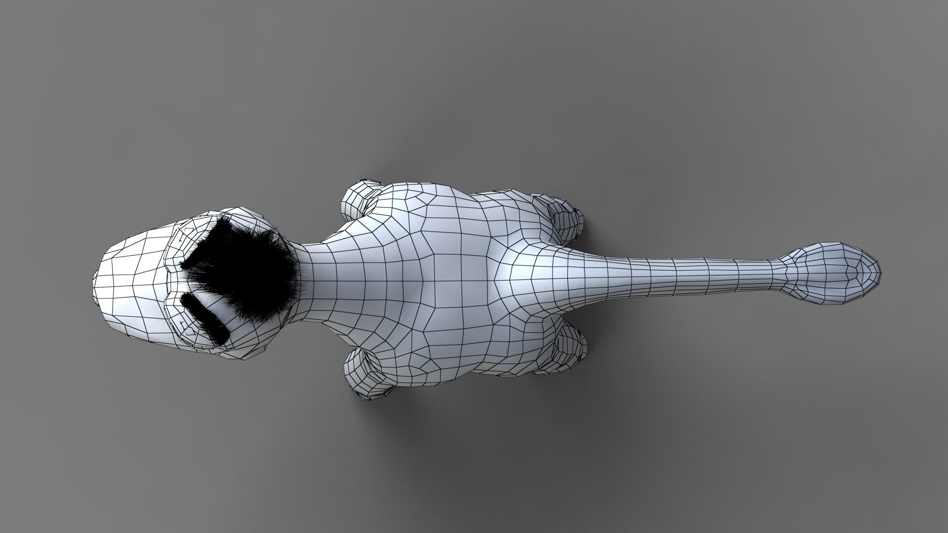 Cartoon Dinosaur Low-poly 3D model_16