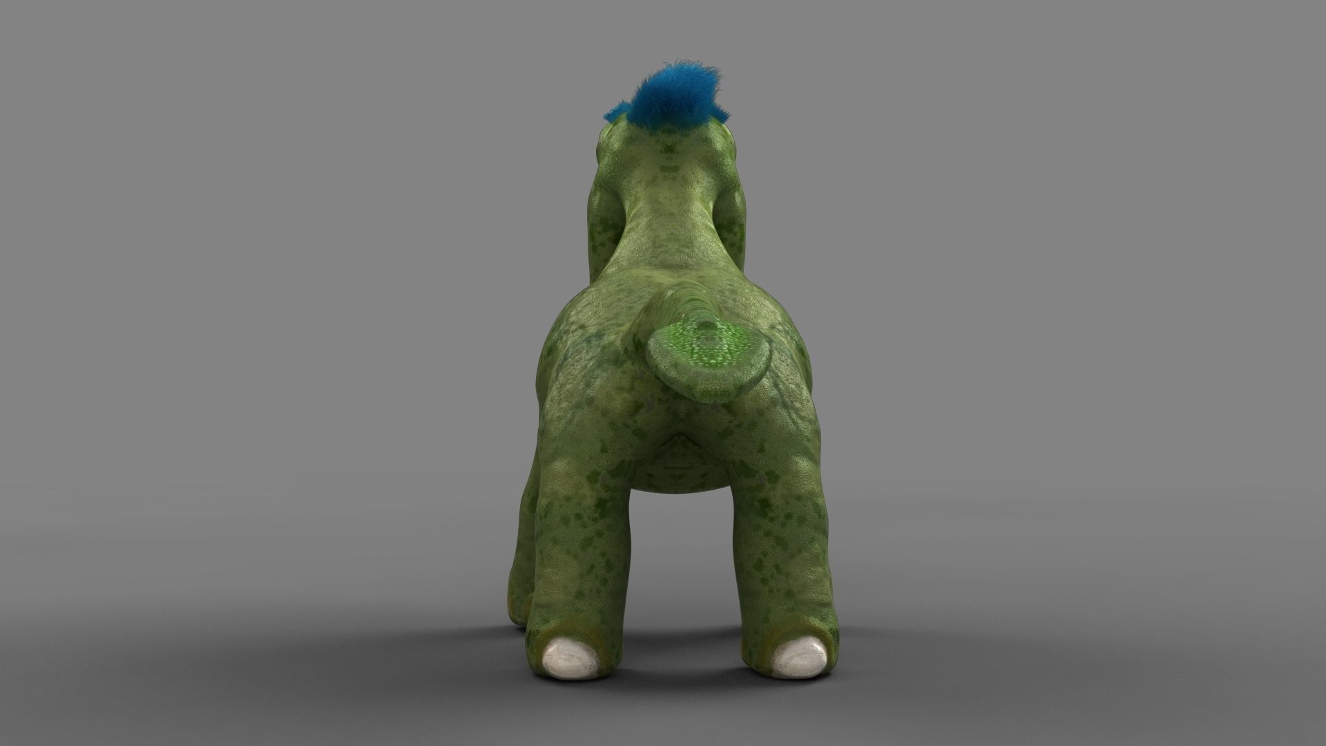 Cartoon Dinosaur Low-poly 3D model_6