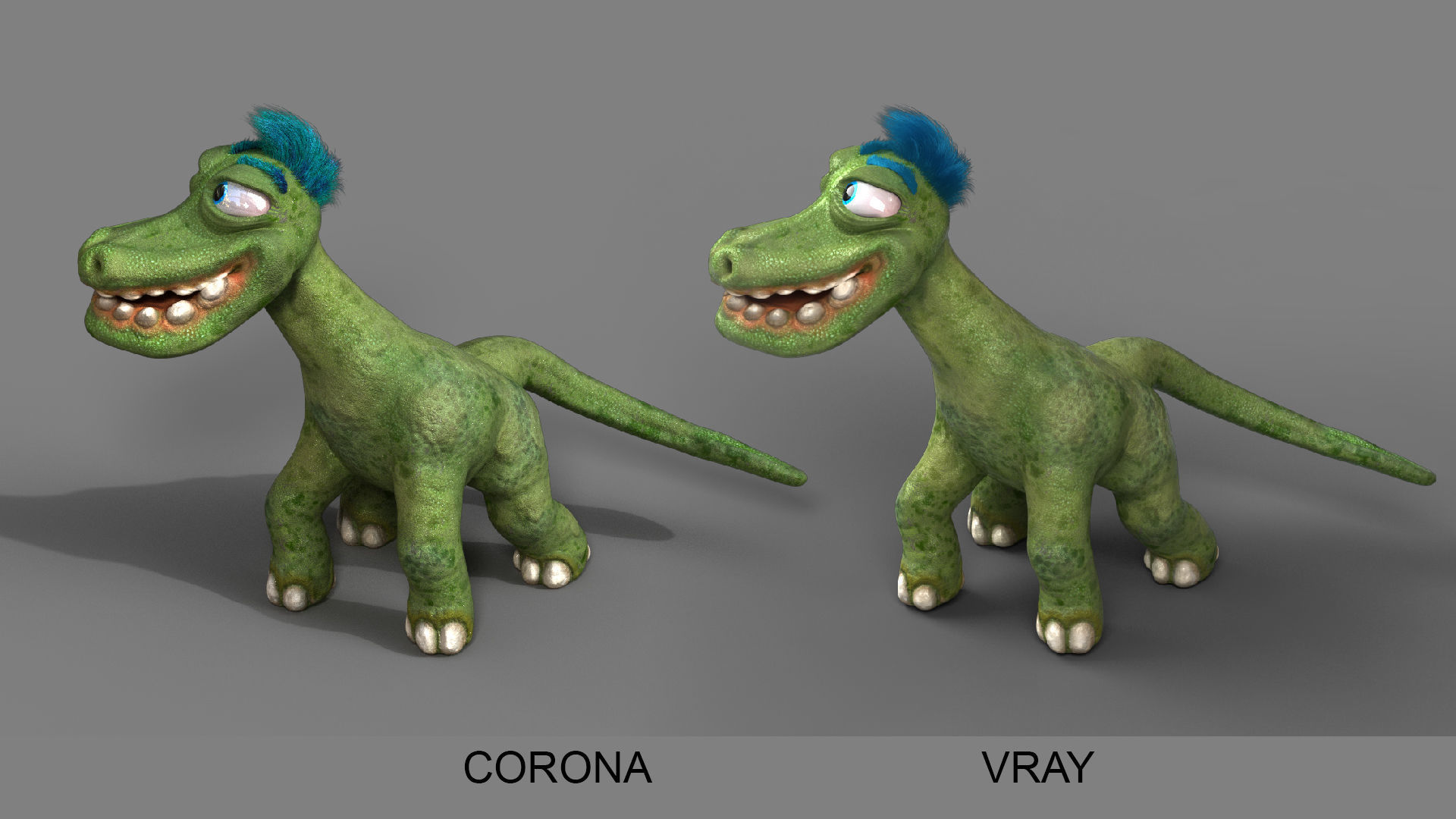 Cartoon Dinosaur Low-poly 3D model_10