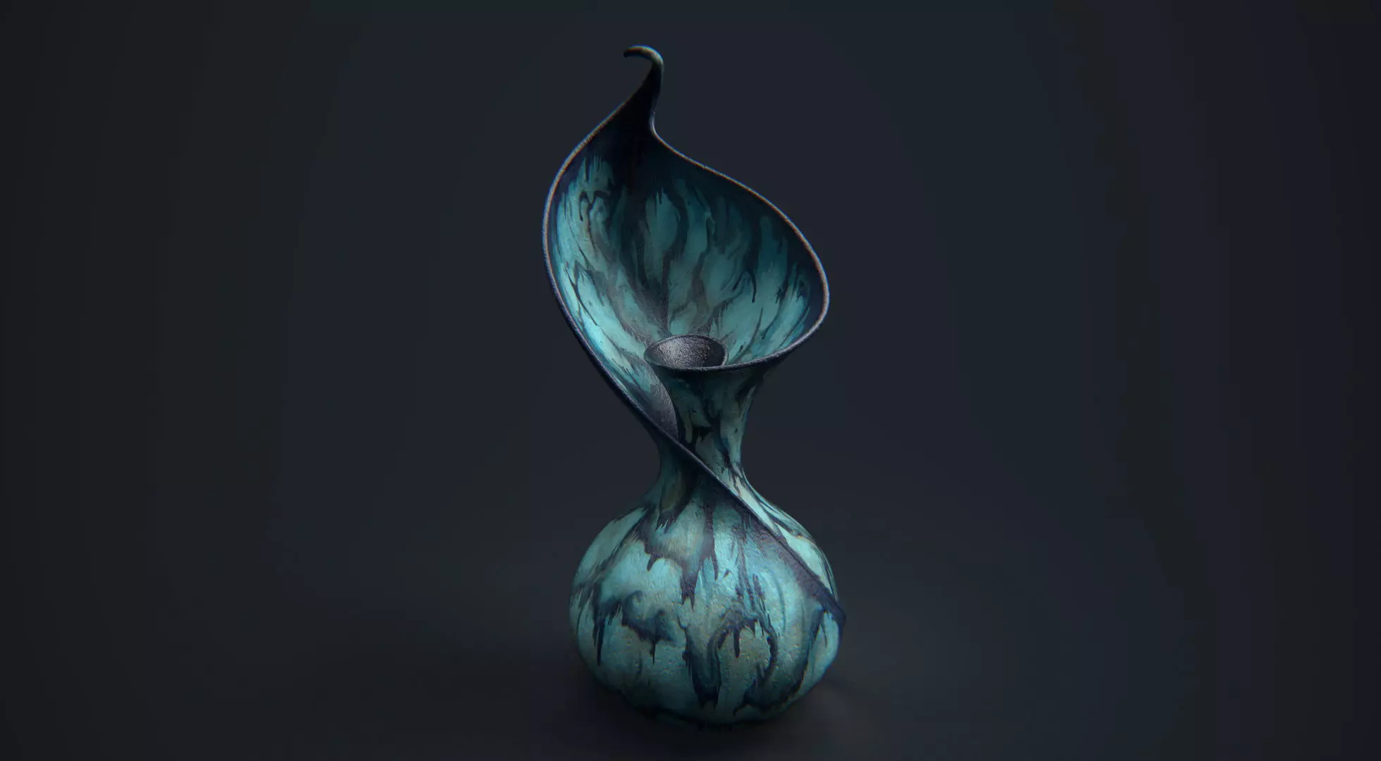 Hand-paint vase 3D model