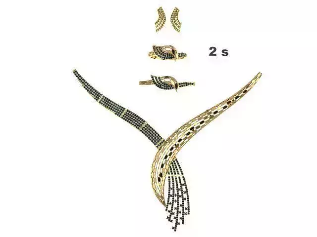 karabulut necklace and earrings set